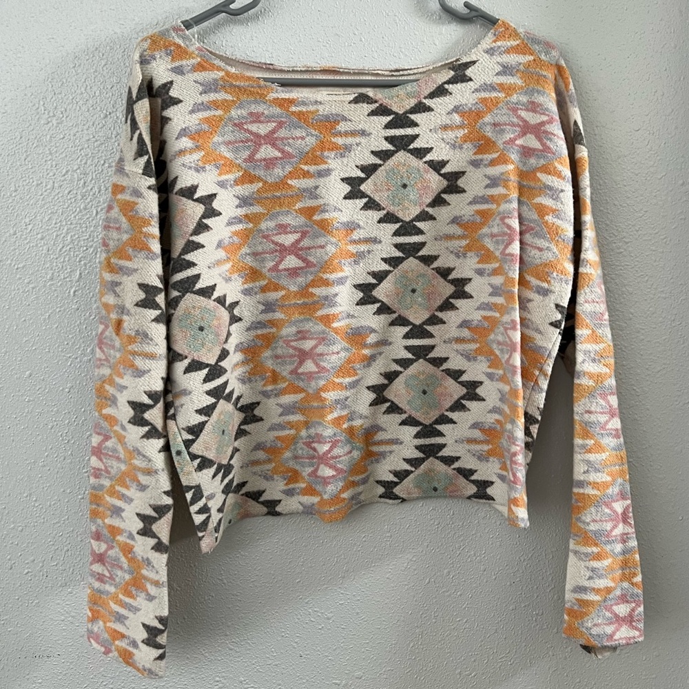 Billabong Open Back Aztec Top